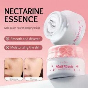 Маска д/лица Milk Peach ночная Sadoer 120гр.
