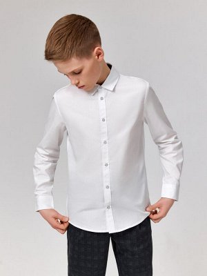 Сорочка верхняя детская для мальчиков Graf1 белый