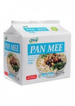 Лапша б/п &quot;Pan Mee&quot; со вкусом &quot;Суп с морепродуктами&quot; в пакете , 425 г. (5х85г.), (Малайзия) 5 порций