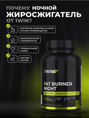 1WIN Fat Burner Night - НОЧНОЙ ЖИРОСЖИГАТЕЛЬ, мощная формула для стройной фигуры