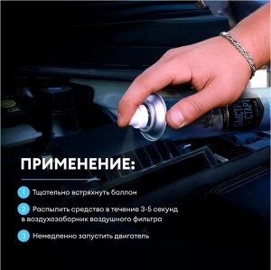 Быстрый старт для двигателя Grass "Quick Start" (аэрозоль 400 мл)