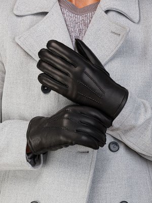 Перчатки мужские н/м мутон OS627 black #Черный