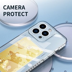 Чехол на телефон с карманом для карт/ картхолдер Huawei Honor/ Хуавей, Хонор