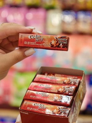 Резинка жевательная Cola Spicy "Пряная кола" Thai Lotte 13,5 гр  из Таиланда