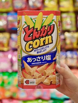 Чипсы кукурузные Tongari Corn с легким соленым вкусом House Foods 68 гр