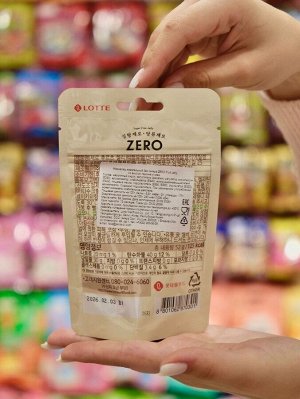 Мармелад жевательный "ZERO FRUITS JELLY" без сахара со вкусом персика и киви 52 гр из Кореи