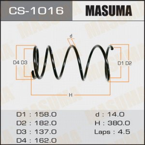 Пружина подвески MASUMA front RAV4/ ACA21