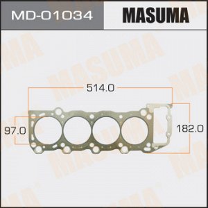 Прокладка Головки блока MASUMA 2TZ-TE (1/10) Толщина 1,60 мм