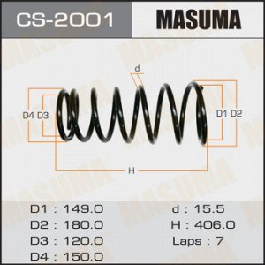 Пружина подвески MASUMA front TERRANO/ R50