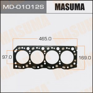 Прокладка Головки блока MASUMA 3L (1/10) Толщина 1,50 мм