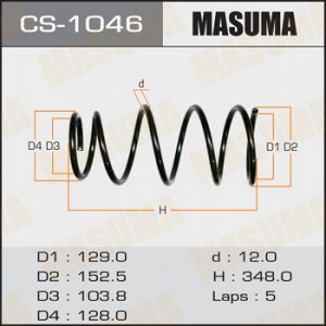Пружина подвески MASUMA front VITZ/SCP13, NCP13