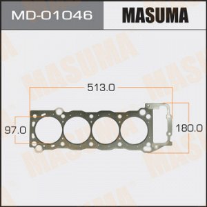 Прокладка Головки блока MASUMA 3RZ-FE (1/10) Толщина 1,60 мм