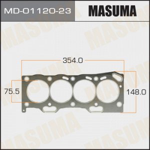 Прокладка Головки блока MASUMA 4E-FE, 5E-FE (1/10)