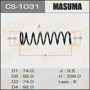 Пружина подвески MASUMA rear CORSA/ EL53