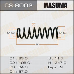 Пружина подвески MASUMA rear ESCUDO/ SQ416L, SQ420L, SQ420W