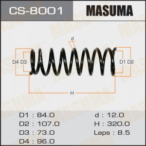 Пружина подвески MASUMA rear ESCUDO/ TD01W