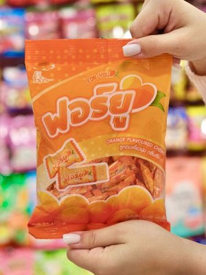 Конфета жевательная со вкусом апельсина Boonprasert "For You" Orange 140 гр из Таиланда