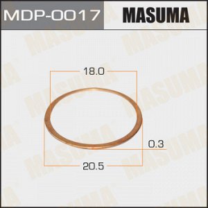 Шайбы для форсунок MASUMA Медь 0636-13-651 18х20,5х0,3 FE, R2, KF, RF, HA, SL