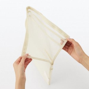 MUJI Nylon Mesh Bag-in-Bag – вертикальный органайзер для рюкзака, формат A4