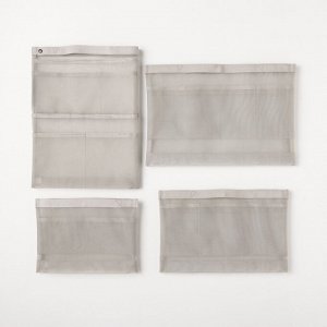 MUJI Nylon Mesh Bag-in-Bag A5 – компактный органайзер из нейлоновой сетки
