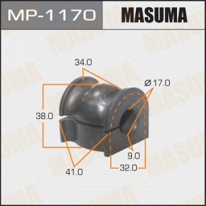 Втулка стабилизатора MASUMA /front/ JAZZ 2002- [уп.2]