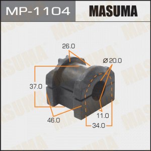 Втулка стабилизатора MASUMA /front/ LANCER/ CY1A к-т2шт.