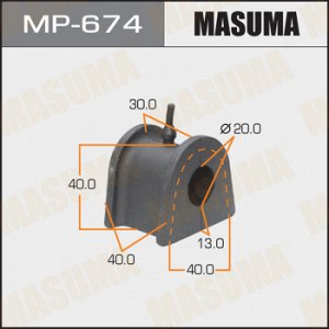 Втулка стабилизатора MASUMA /front/ PAJERO MINI/ H58A к-т2шт.