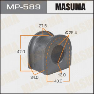 Втулка стабилизатора MASUMA /front/ Prelude B##, Accord CB6 [уп.2]