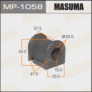 Втулка стабилизатора MASUMA /rear/ AURIS, AVENSIS/ ADE157L, ADT270L к-т2шт.