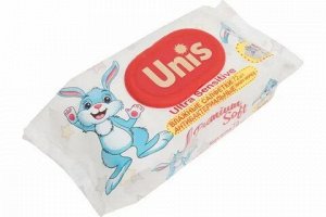 Салфетки влаж.Unis 72  для детей c Д-пантенолом  72 шт/12