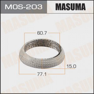Уплотнительное кольцо под выхлопной коллектор MASUMA 60.7 x 77.1