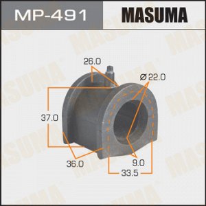 Втулка стабилизатора MASUMA /rear/ Mirage CQ#A к-т2шт.