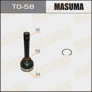 ШРУС MASUMA 24x59x30 (1/6) пыльник не требуется!!!