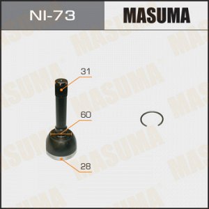 ШРУС MASUMA 28x60x31 (1/6) пыльник не требуется!!!