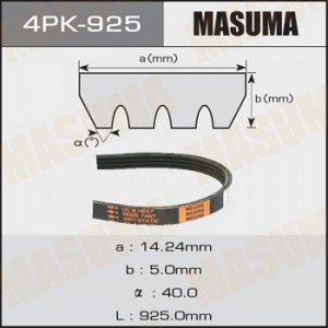 Ремень ручейковый MASUMA 4PK- 925