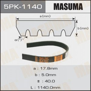 Ремень ручейковый MASUMA 5PK-1140