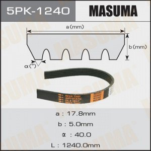 Ремень ручейковый MASUMA 5PK-1240