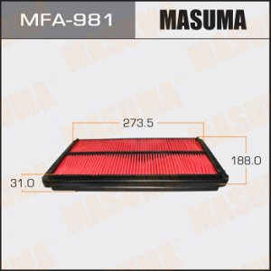 Воздушный фильтр A-858V MASUMA (1/40) MFA-981