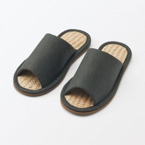 MUJI Open-toe Marai grass Slippers - домашние тапочки с открытым носком из травы марай
