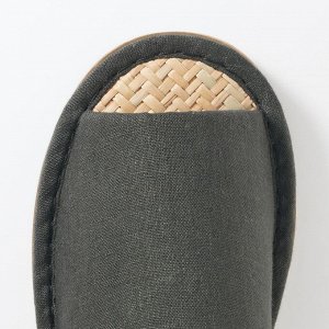 MUJI Open-toe Marai grass Slippers - домашние тапочки с открытым носком из травы марай
