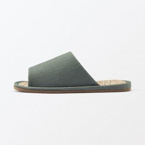 MUJI Open-toe Marai grass Slippers - домашние тапочки с открытым носком из травы марай