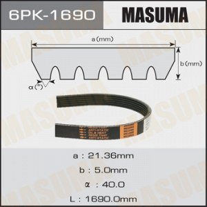 Ремень ручейковый MASUMA 6PK-1690