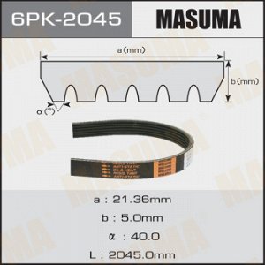 Ремень ручейковый MASUMA 6PK-2045