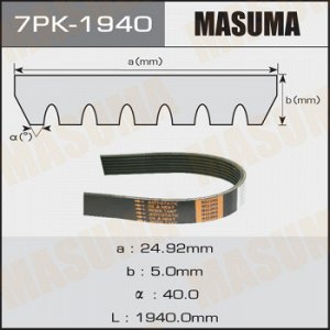 Ремень ручейковый MASUMA 7PK-1940