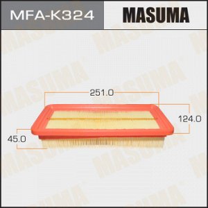 Воздушный фильтр MASUMA LHD HYUNDAI/ GETZ/ V1100, V1300, V1400, V1600 02- (1/40) MFA-K324