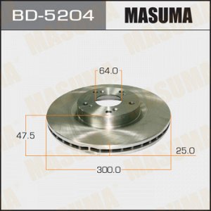 Диск тормозной MASUMA CR-V 05- [уп.2]