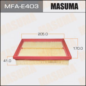 Воздушный фильтр MASUMA PEUGEOT/ 206/ V1100, V1600 98-