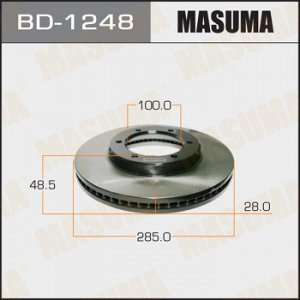 Диск тормозной MASUMA front HIACE/ KZH120G [уп.2]