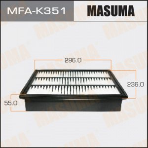 Воздушный фильтр MASUMA LHD SSANG YONG/ ACTYON 2005- (1/20) MFA-K351