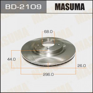 Диск тормозной MASUMA QASHQAI/ J10E, X-TRAIL/ T30 10- [уп.2]